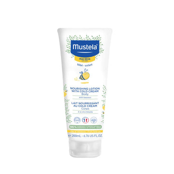 Mustela Baby Nourishing Lotion – Daily Body Lotion For Dry Skin - With Natural Avocado, Cold Cream & Beeswax - 6.76 Fl. Oz. - Packaging May Vary