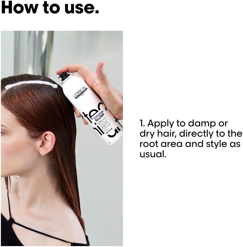 L'Oréal Professionnel Tecni.ART Volumiser Spray, Root Lift Hair Volume Spray, With Extra Hold, Sulphate-Free, 250ml : Amazon.co.uk: Beauty