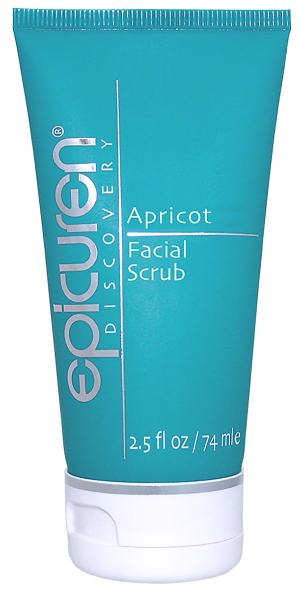 Epicuren Discovery Apricot Facial Scrub, 2.5 Fl Oz Beige With Dark Brown Flecks