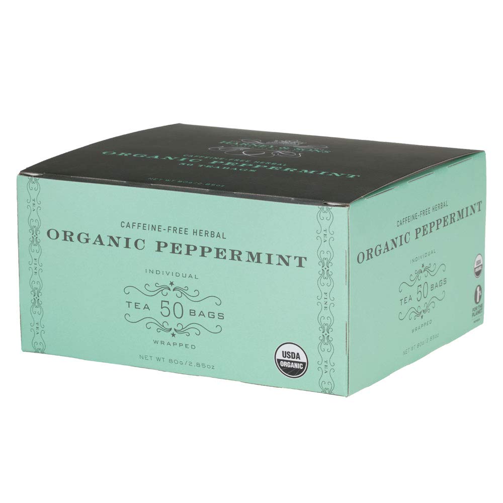 Harney & Sons Organic Peppermint Tea 1.76Oz/50G (50 Tea Bags)