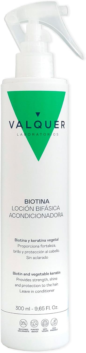 Valquer Two Phase Conditioning Care Lotion With Biotin And Keratin - 300 Ml