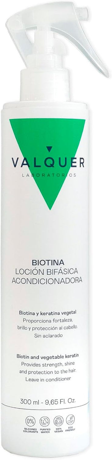 Valquer Two Phase Conditioning Care Lotion With Biotin And Keratin - 300 Ml