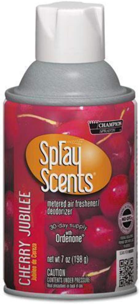 Chase Products CHA5181 Sprayscents Metered Air Freshener Refill, Cherry Jubilee, 7oz, Aerosol, 12/ct : Health & Household