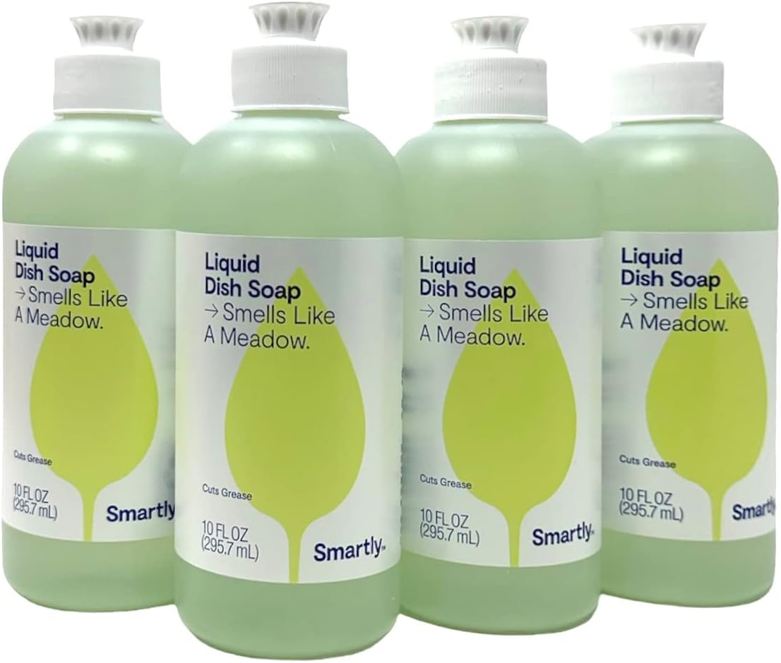 Dishwashing Liquid, Smells Like A Meadow 10 Fluid Ounce (4 Pack)