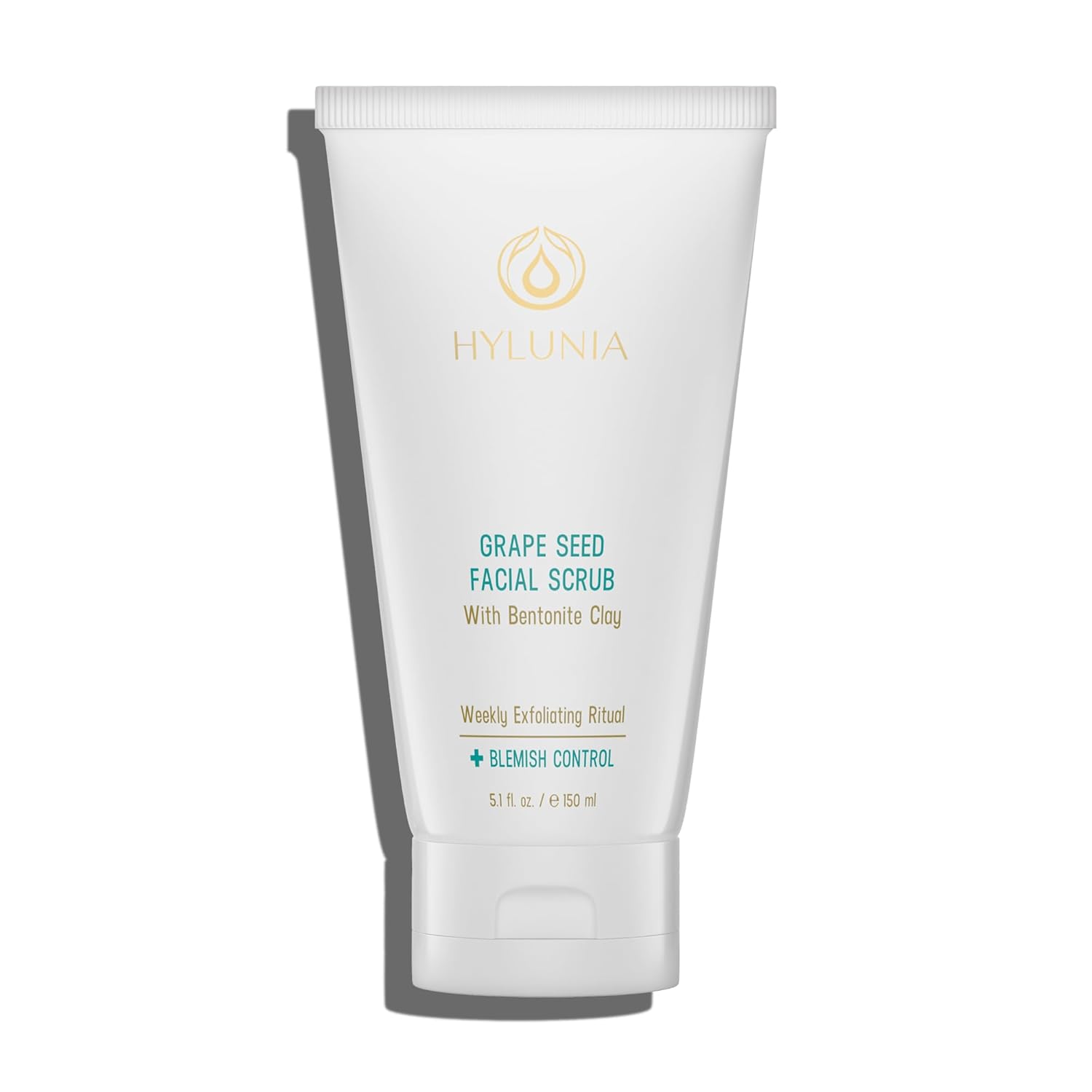 Hylunia Skincare Grape Seed Facial Scrub – Gentle Exfoliating Face Scrub With Ground Grape Seed, Bentonite Clay, And Alpha Hydroxy Acid For Smooth, Glowing Skin And Refined Pores, 5.1Oz ?