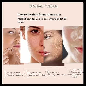 Beliky Girl CC Cream Foundation with Mushroom Head Air Cushion Full Coverage for Flawless Makeup Moisturizing Brightening Pigment Liquid Foundation, Even Skin Tone Makeup (Brunette Brown) : Amazon.co.uk: Beauty