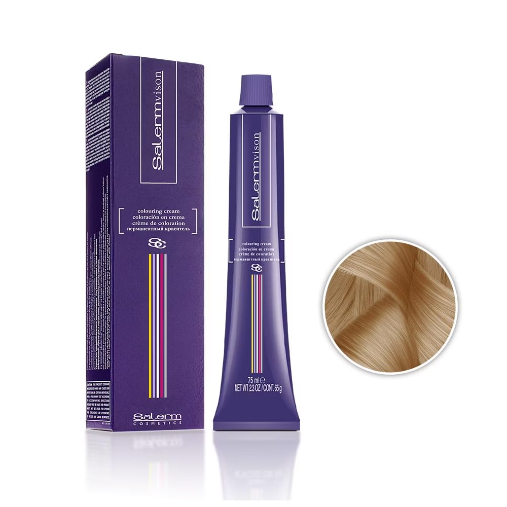 Salermvison Hair Coloring Cream #8.73 Light Blonde, 2.3 Ounce : Chemical Hair Dyes : Beauty & Personal Care