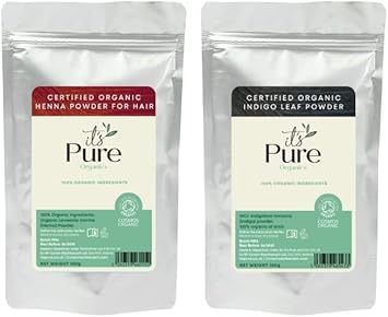 Organic Henna & Indigo Natural Hair Dye 300G