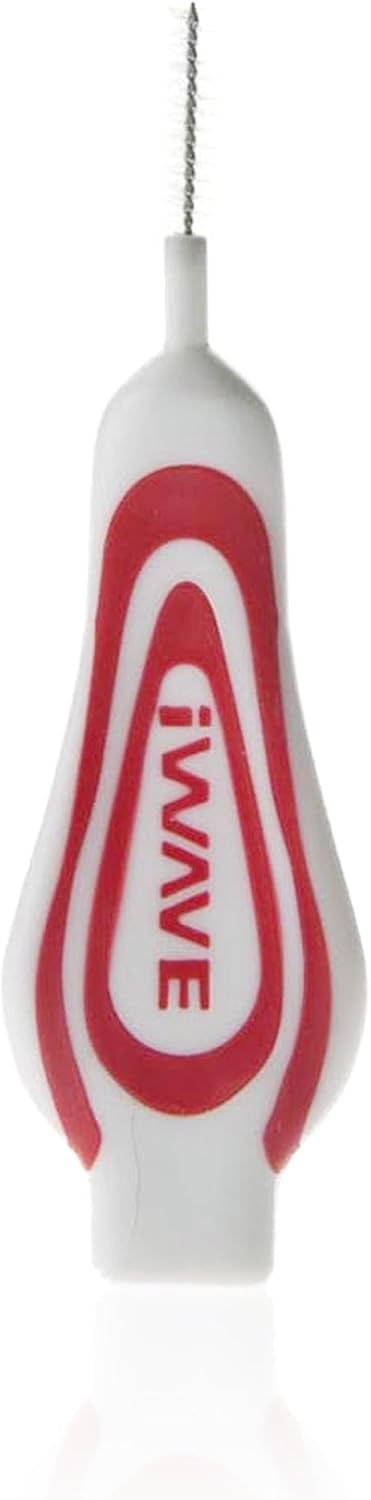 Iwave Interdental Brushes Fine Size 0.8 Mm Green Pack Of 5 – Interdental Cleaning Brushes For Total Teeth Cleaning Plaque Removal Tool