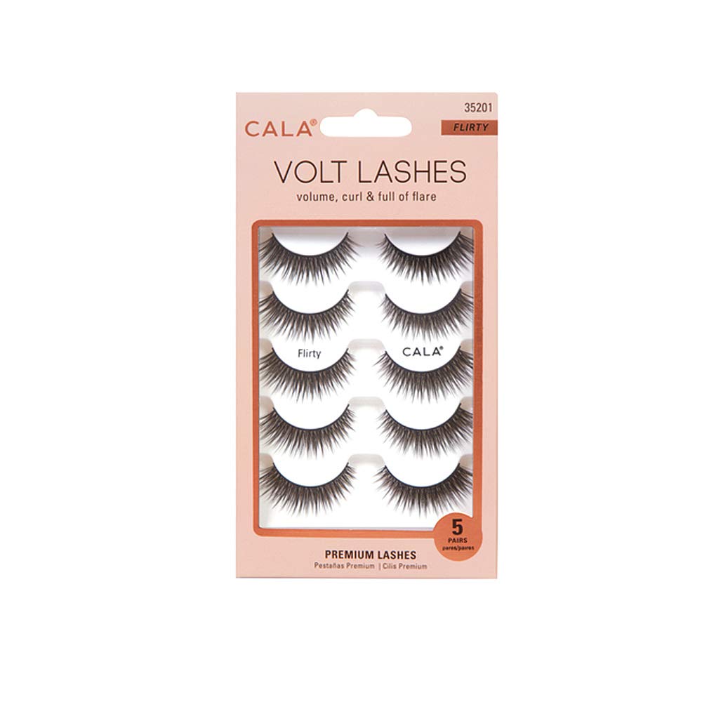 Light So Shine Volt Lashes Volume, Curl & Full Of Flare 5 Pairs (Flirty) : Beauty & Personal Care