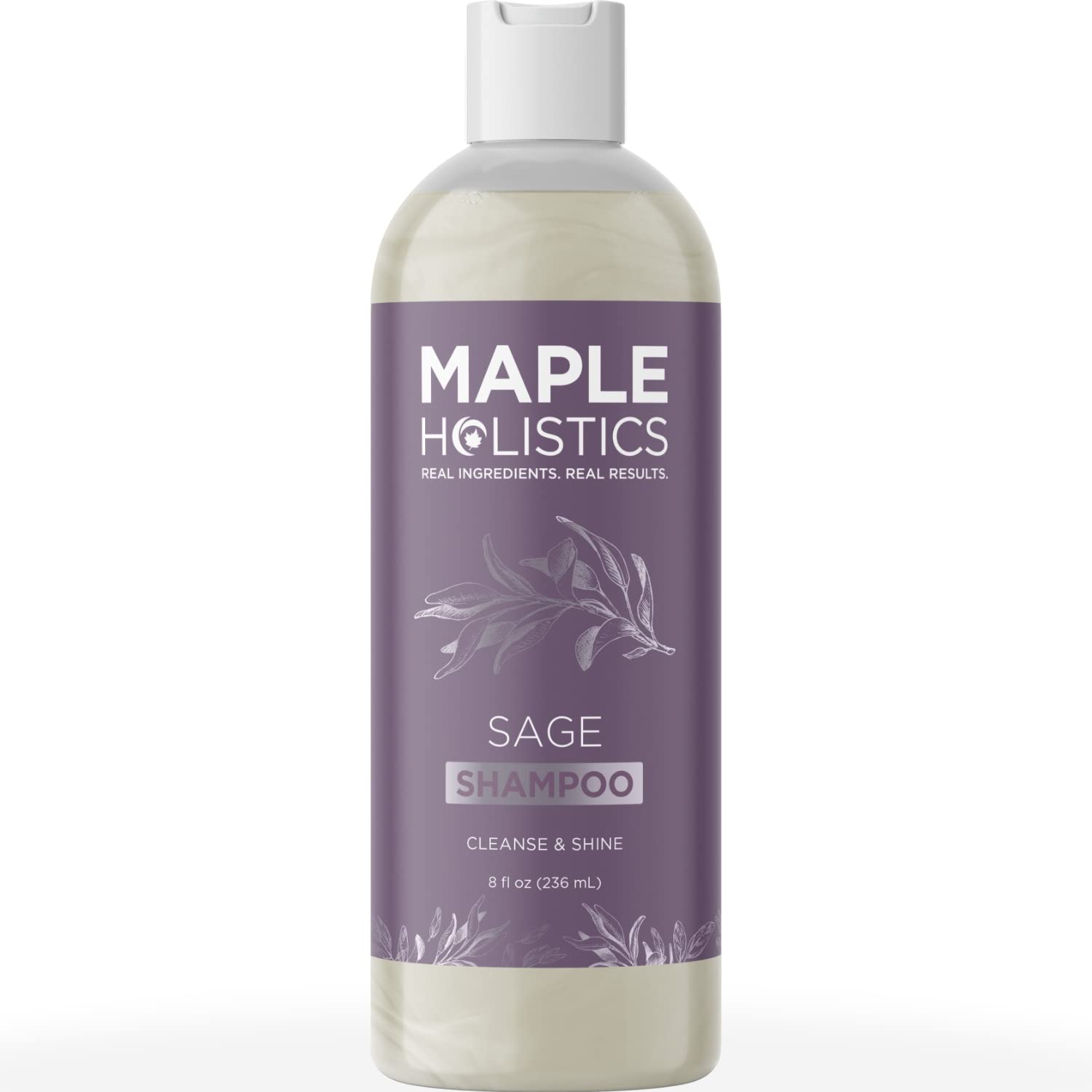 Sage and Rosemary Shampoo Sulfate Free - Sage Oil Clarifying Shampoo for Build Up and Scalp Moisturizer - Oily Hair Shampoo for Greasy Hair and Dry Scalp Treatment with Essential Oils for Hair