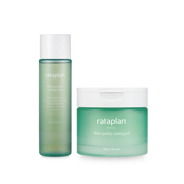 Rataplan Water Parsely Calming Toner & Toner Pads Duo Set