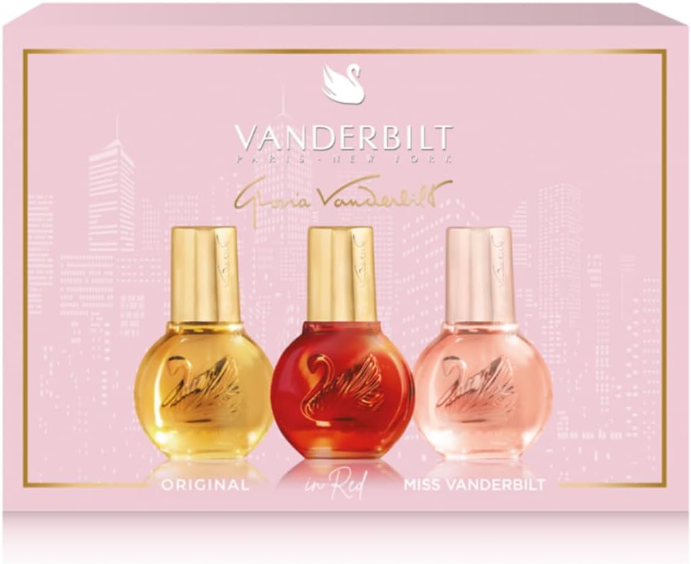 Gloria Vanderbilt Discovery Perfume Set (No. 1, In Red, Miss Vanderbilt 30Ml Each) - Women'S Perfume Gift Set