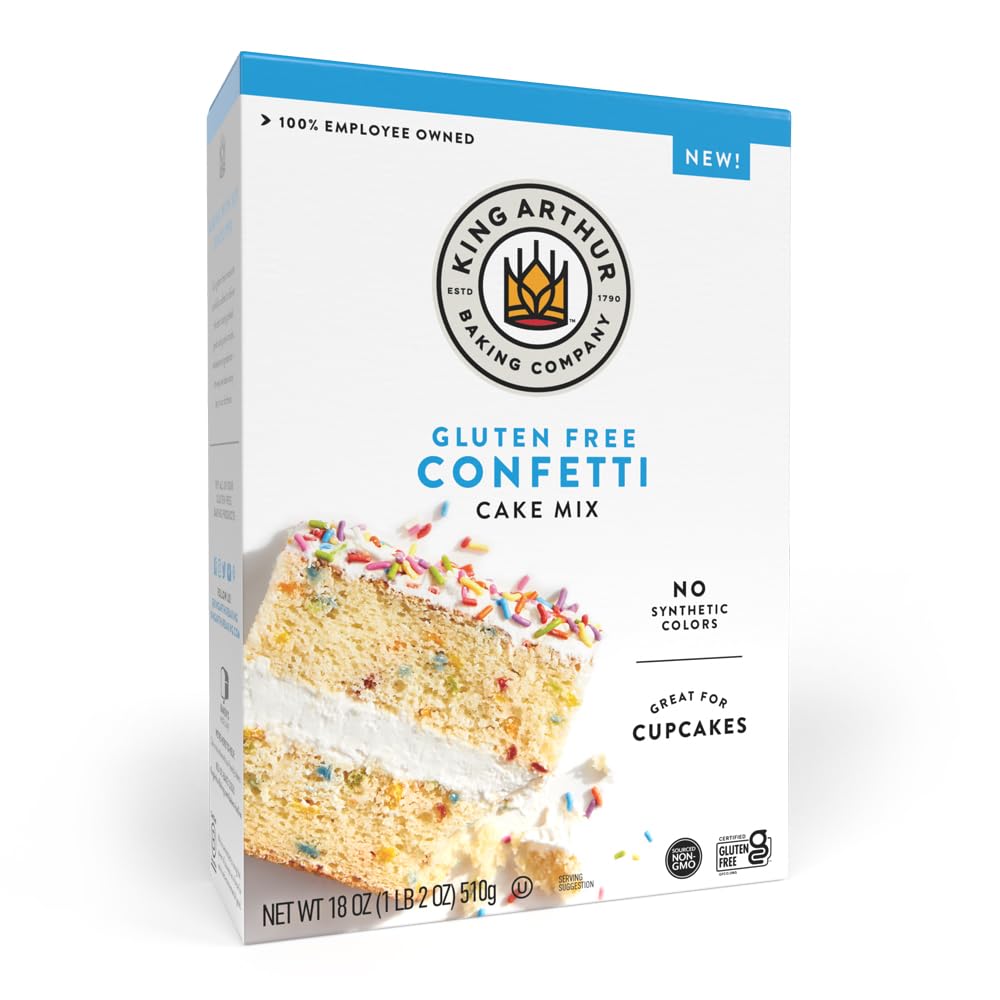 King Arthur Confetti Cake Mix, Gluten Free, 18 Oz