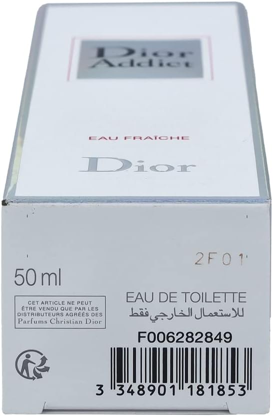Dior Addict Eau Fraîche Eau De Toilette 50Ml Women'S Fragrance, 50 Ml