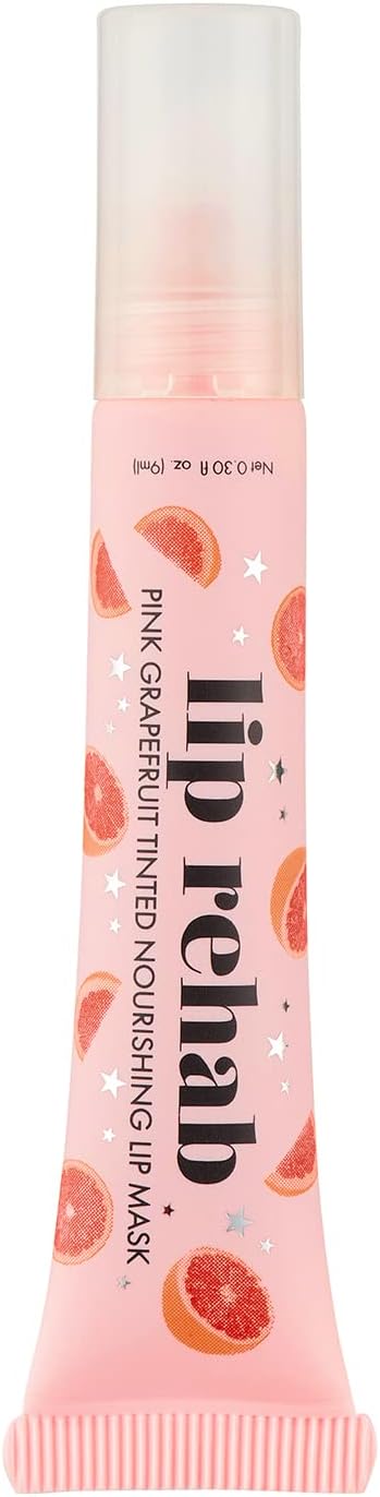 Barry M Lip Rehab Tinted Nourishing Lip Mask, Pink Grapefruit Flavour