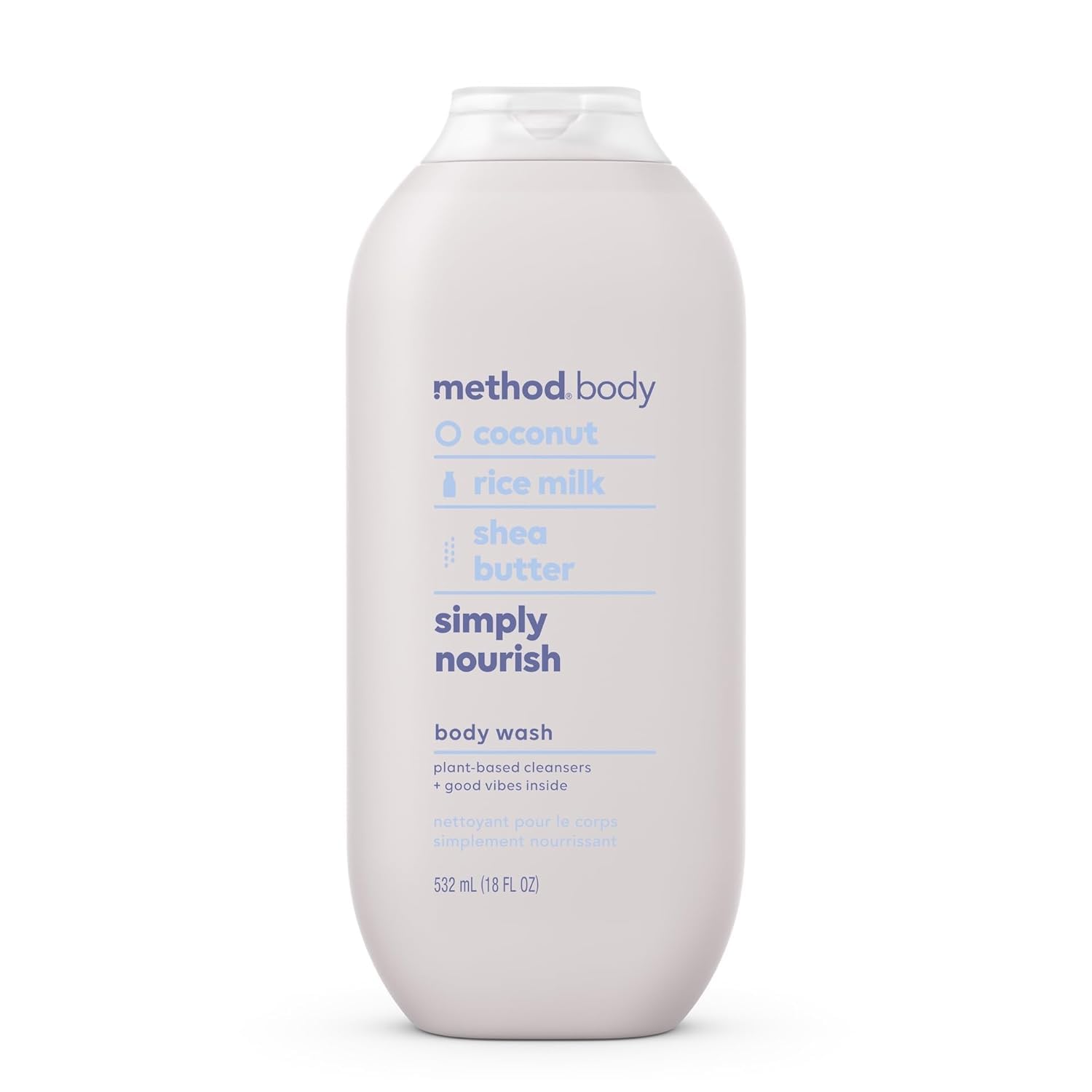 Method Body Wash, Simply Nourish, Paraben And Phthalate Free, 18 Oz (Pack Of 1)