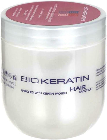 Bio Pureoils Bio Keratin Moisturizing Hair Mask 16.9 Fl.Oz (500 Ml) Nourishes And Restores Hair Elasticity. 16.9 Liquid Ounce (Pack Of 1)