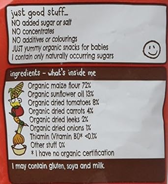 Ella'S Kitchen Tomato + Leek Melty Puffs, 20G