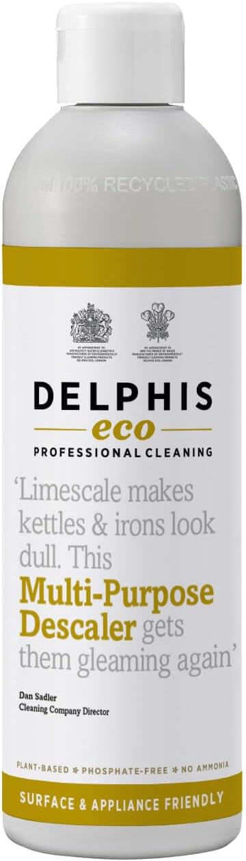 Delphis Ecomulti Purpose Descaler - Plant-Based, Vegan Descaler, Free From Hydrochloric Acid, Enzymes, Formaldehyde, Vocs And Apes, 350 Ml