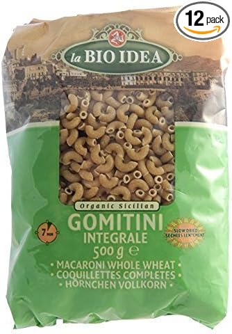 La Bio Idea | Macaroni Elbows - Wholewheat | 2 X 12 X 500G