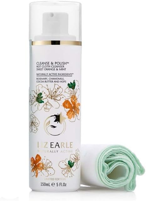 Liz Earle Cleanse And Polish Limited Edition Sweet Orange & Mint 150Ml & 2 Muslin Cloths Unboxed