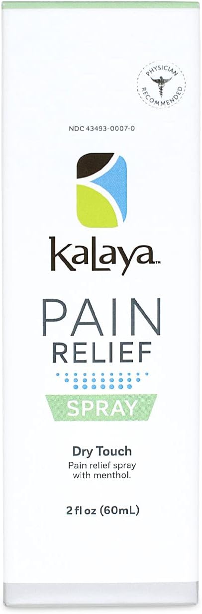 Kalaya Extra Strength Pain Relief Spray (2 fl oz) - Fast-Acting and Qu