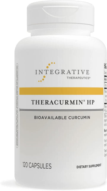 Integrative Therapeutics Theracurmin Hp - High Absorption Turmeric & Curcumin Supplement - 27X More Bioavailable - Relief Of Minor Discomfort Due To Occasional Overuse* - Vegan - 120 Capsules