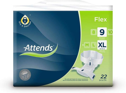 Attends Flex 9 X Large (2900Ml) 22 Pack Incontinence Protection