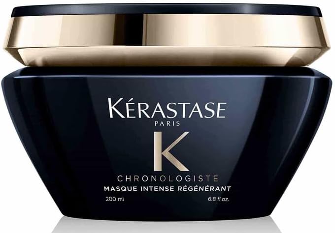 Kérastase Chronologiste, Youth Revitalising Hair Mask, For Hair And Scalp, With Hyaluronic Acid, Abyssine And Vitamin E, Masque Intense Régénérant, 200 Ml