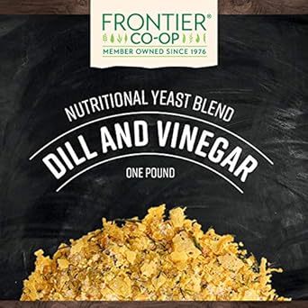 Frontier Co-Op Dill & Vinegar Nutritional Yeast Blend 1Lb