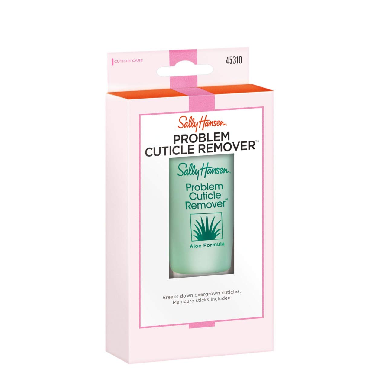 Sally Hansen Problem Cuticle Remover™, Eliminate Thick & Overgrown Cuticles, Ph Balance Formula, Infused with Aloe Vera to Soothe and Condition : Beauty & Personal Care