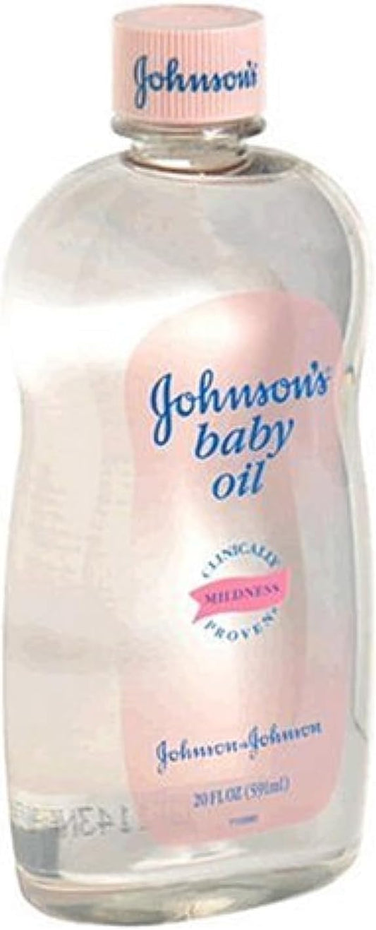 Johnson's Baby Oil, 20-Ounce Bottles (Pack of 4) : Baby
