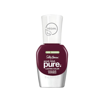 Sally Hansen Good Kind Pure Vegan Nail Polish, Beet It, 0.33 Fl Oz, Packaging May Vary