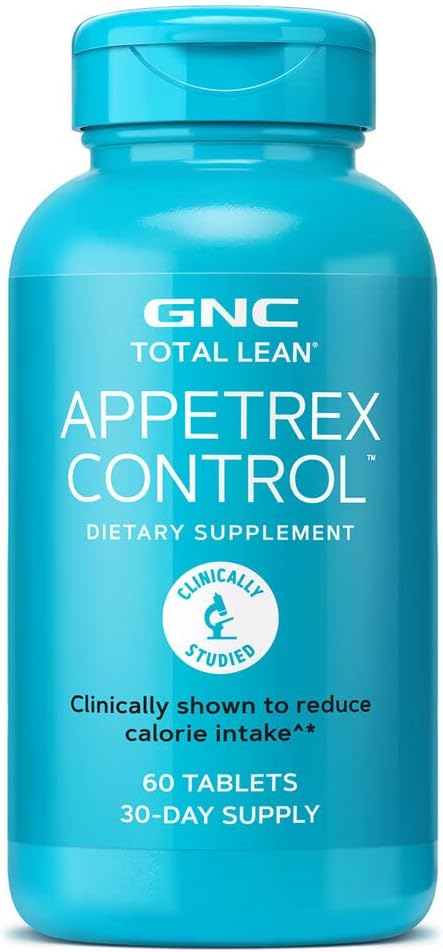 Gnc Total Lean Appetrex Control | Clinically Shown To Reduce Calorie Intake | 60 Tablets