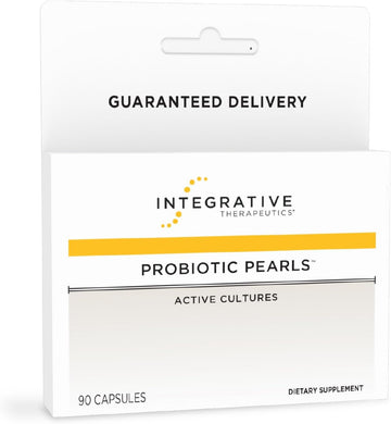 Integrative Therapeutics Probiotic Pearls - Digestive Health & Gut Health Supplement* - Lactobacillus Acidophilus & Bifidobacterium - Daily Digestive Supplement For Men & Women* - 90 Capsules