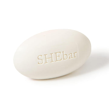 SHEbar, Feminine Cleansing Bar, Yoni Bar, pH-Balanced Formula, Clean & Gentle Ingredients, Velvety Texture, Light Mandarin Scent, Rich in Essential Oils (3.2oz)