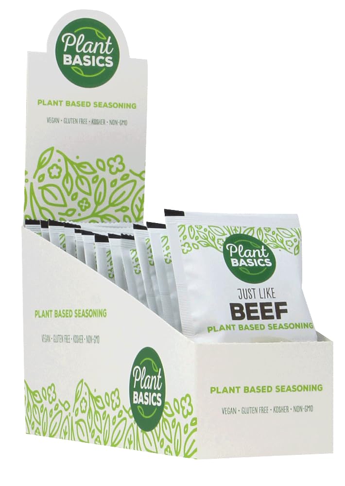 Plant Basics - Plant Based Seasoning, Just Like Beef, 2 ounce, Vegan, Gluten Free, Kosher, Non-GMO : Grocery & Gourmet Food