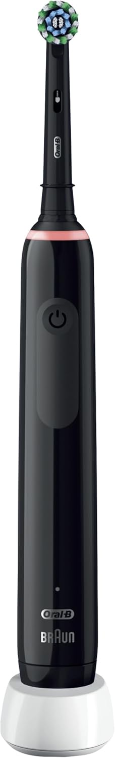 Oral-B Pro 3 Electric Toothbrushes For Adults, Oral B Electric Toothbrush, 1 Cross Action Toothbrush Head, 3 Modes with Teeth Whitening, Travel Electric Toothbrush, 2 Pin UK Plug, 3000, Black : Amazon.co.uk: Health & Personal Care