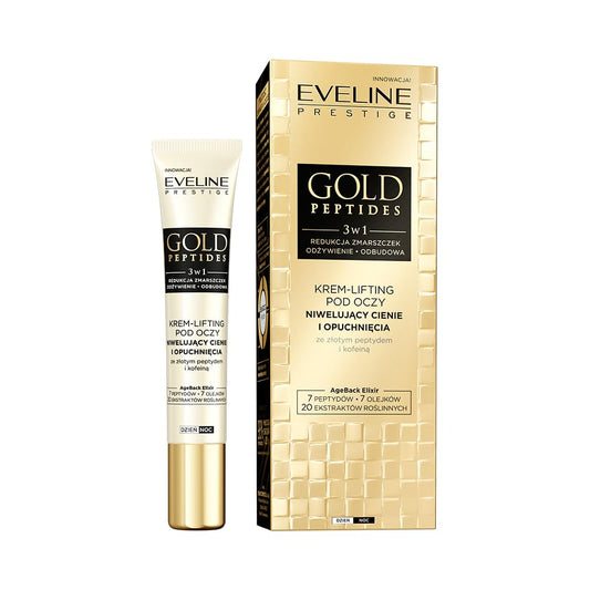 Eveline Cosmetics GOLD PEPTIDES EYE CREAM-LIFTING 20ML, 0.7 Fl Oz (Pack of 1) : Beauty & Personal Care