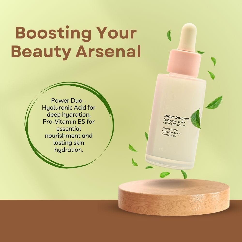Glossier Super Bounce Hyaluronic Acid + Vitamin B5 Serum Full Size 1 Ounce : Beauty & Personal Care