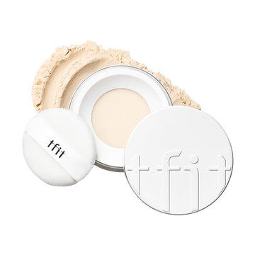 Translucent Set Finishing Powder - Sebum Control Face Loose Powder, Matte & Silky Finish, Lightweight, Long-Lasting, Korean Makeup, 0.24 Oz. (02 Skin Beige, 0.24 Oz.)