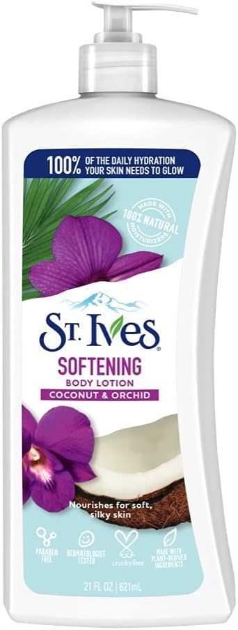 St Ives Body Lotion 21Oz Soft And Silky(Coconut/Orchid) (2 Pack)