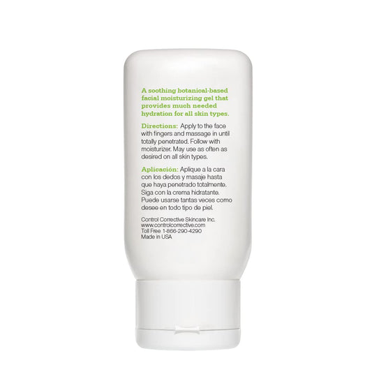Control Corrective Hydrant Stabilizer, 2.5 Oz - Cools, Calms, Oil-Free Gel, All In One, Hydrate & Balance Oily Skin Types, Aloe Vera, Arnica And Panthenol Restore Balance And Hydration