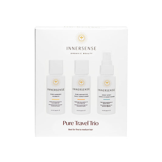 Innersense Organic Beauty - Natural Pure Harmony Travel Hair Trio | Non-Toxic, Cruelty-Free, Clean Haircare