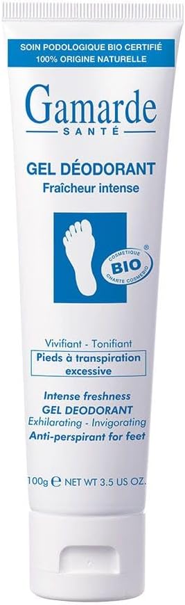 Gamarde Organic Deodorant Gel Excessive Feet Perspiration 100G