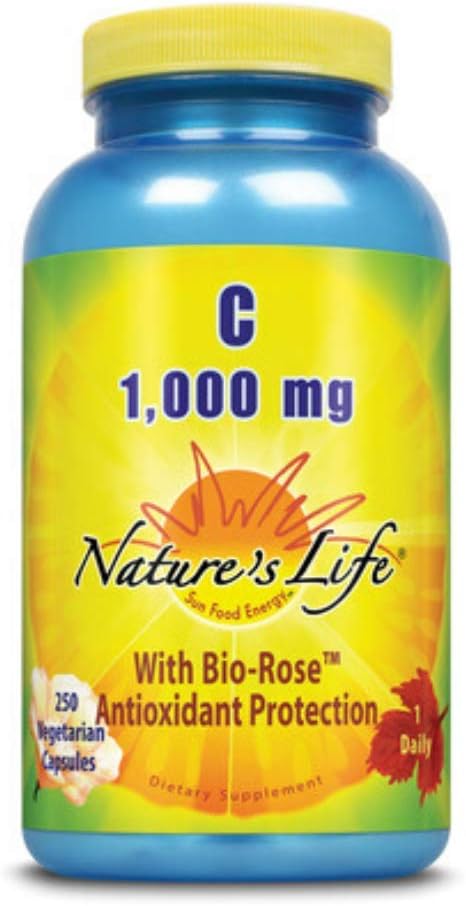 Nature's Life VIT C 1,000 mg Caps | 250 ct