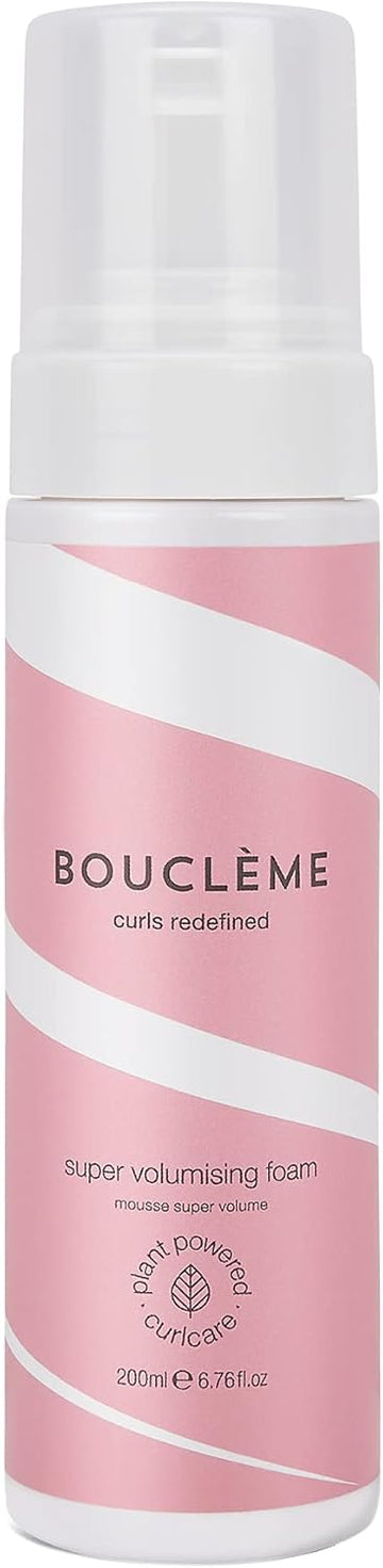 Bouclème - Super Volumising Foam - Styling Foam For Curly Hair - 98% Naturally Derived Ingredients And Vegan - 200Ml