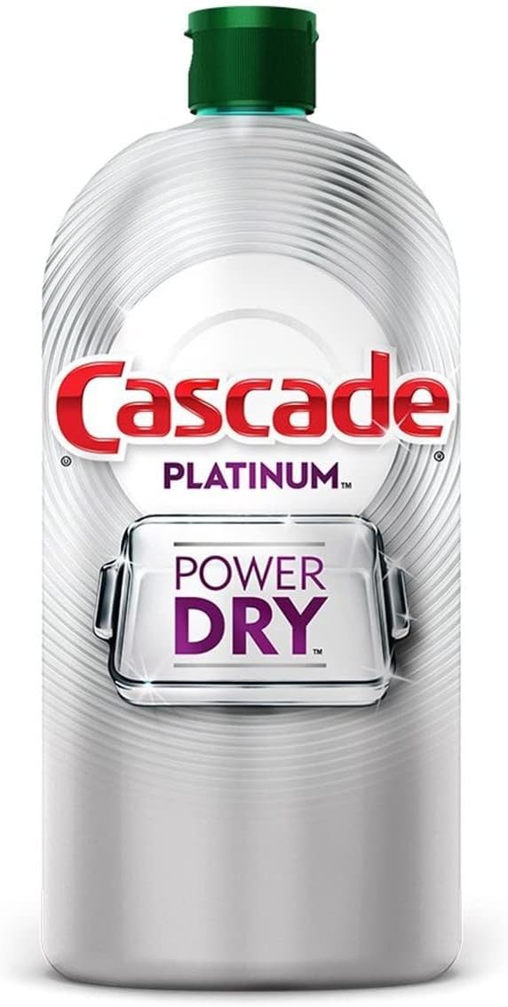 Cascade Platinum Rinse Aid 16 oz (155 loads) : Health & Household