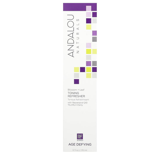 Andalou Naturals Blossom + Leaf Toning Refresher, 6 Ounce